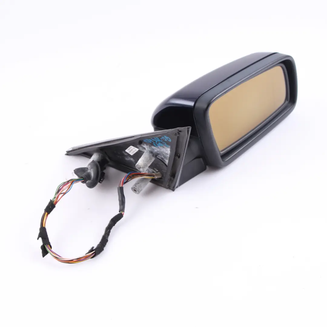 Door Wing Mirror BMW E60 E61 Auto Dip Power Fold Right Orientblau Orient Blue to with Part number 7189502 Door Wing Mirror BMW E60 E61 Auto Dip Power Fold Right Orientblau Orient Blue - SKU rhd-7189502-OB - Part number 7189502