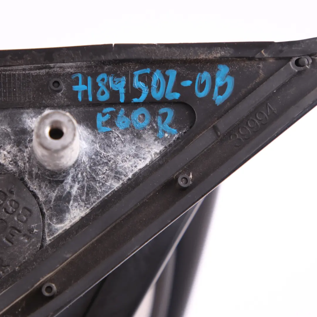  Door Wing Mirror BMW E60 E61 Auto Dip Power Fold Right Orientblau Orient Blue - SKU rhd-7189502-OB - Part number 7189502