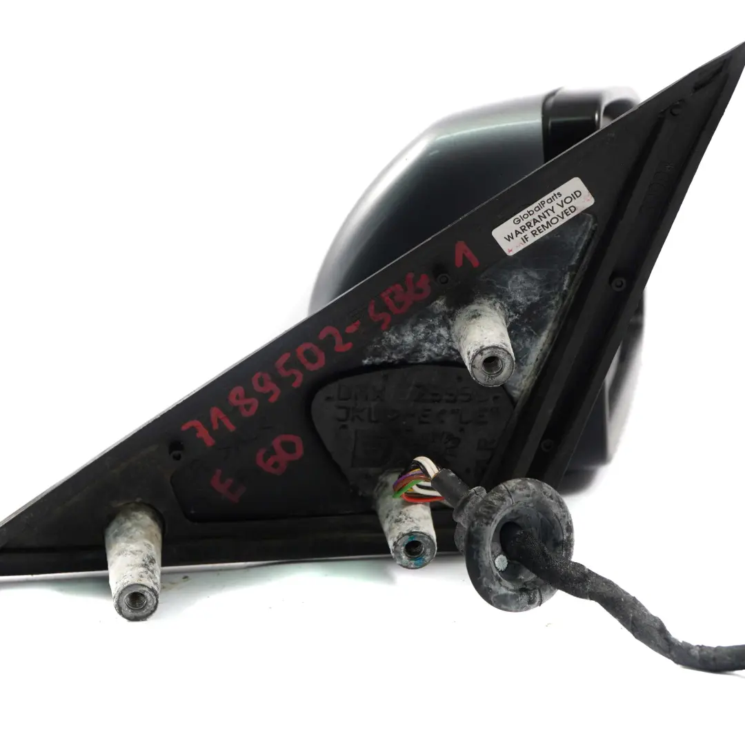 Door Wing Mirror BMW E60 E61 Auto Dip Power Fold Right Silbergrau Silver Grey to with Part number 7189502 Door Wing Mirror BMW E60 E61 Auto Dip Power Fold Right Silbergrau Silver Grey - SKU rhd-7189502-SBG1 - Part number 7189502