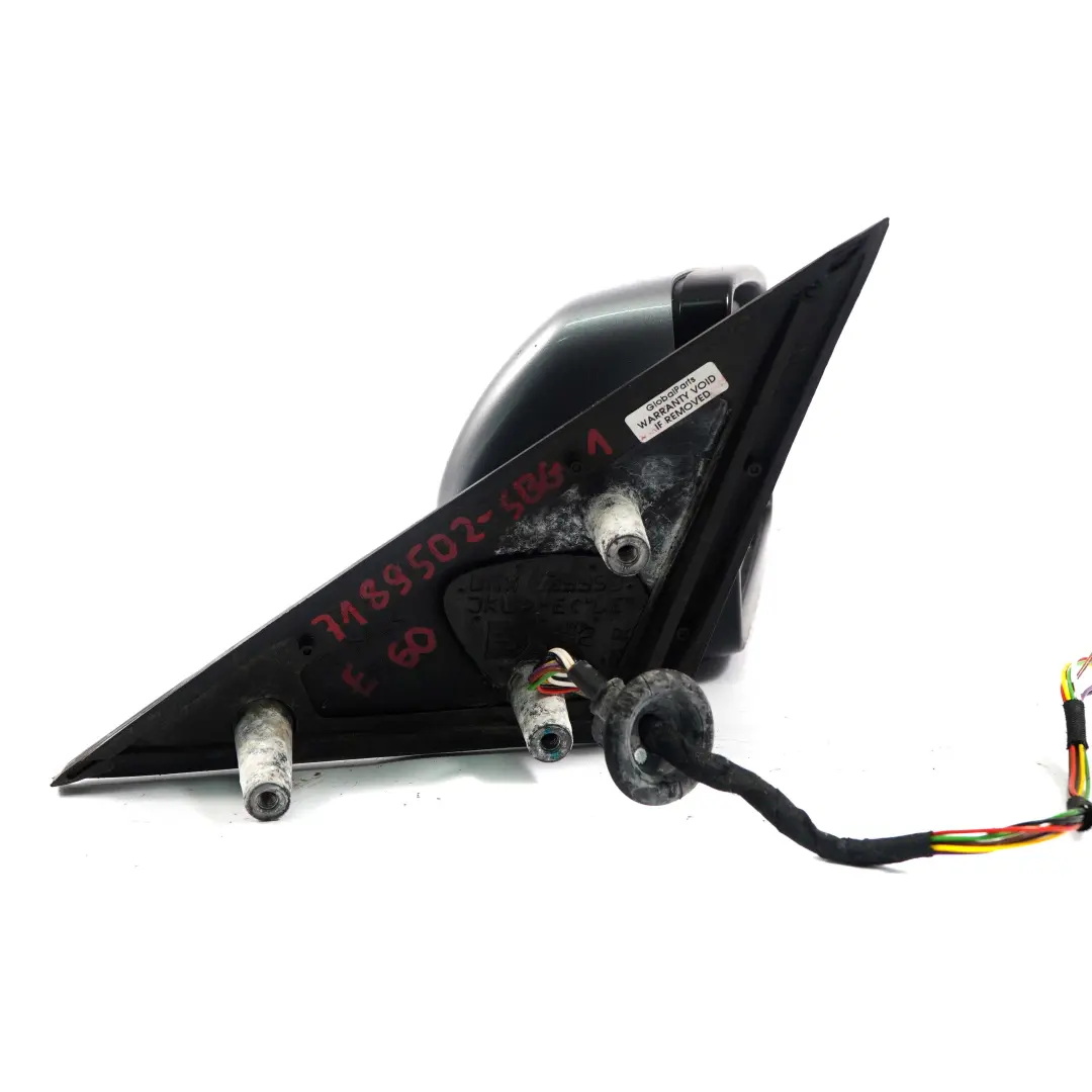 Door Wing Mirror BMW E60 E61 Auto Dip Power Fold Right Silbergrau Silver Grey to with Part number 7189502 Door Wing Mirror BMW E60 E61 Auto Dip Power Fold Right Silbergrau Silver Grey - SKU rhd-7189502-SBG1 - Part number 7189502