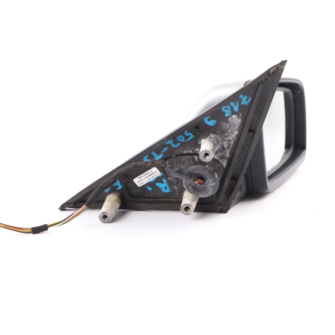 Wing Mirror Door BMW E60 E61 Auto Dip Power Fold Right O/S Titansilber Silver to with Part number 7189502 Wing Mirror Door BMW E60 E61 Auto Dip Power Fold Right O/S Titansilber Silver - SKU rhd-7189502-TS - Part number 7189502