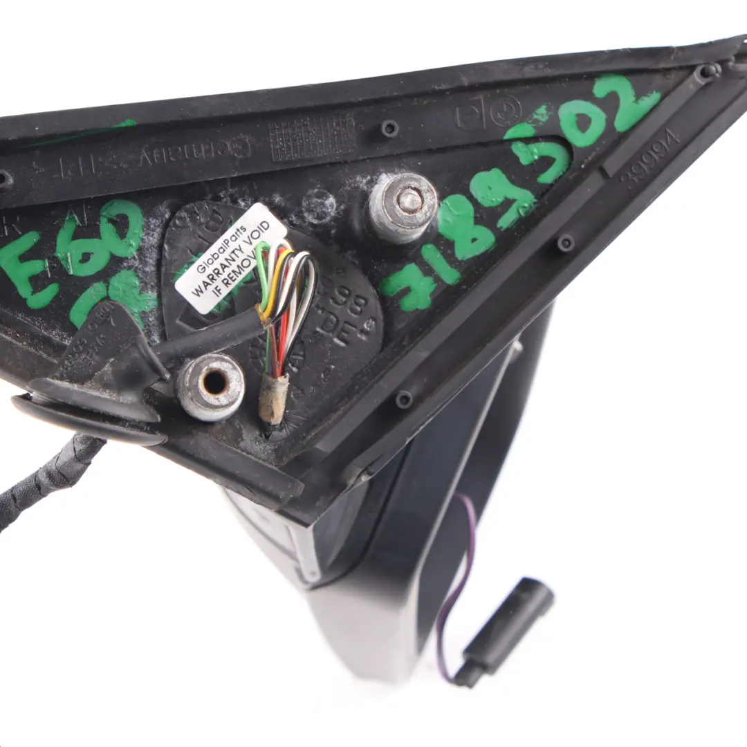  Wing Mirror Base BMW E60 E61 Auto Dip Power Fold Door Right O/S - SKU rhd-7189502 - Part number 7189502