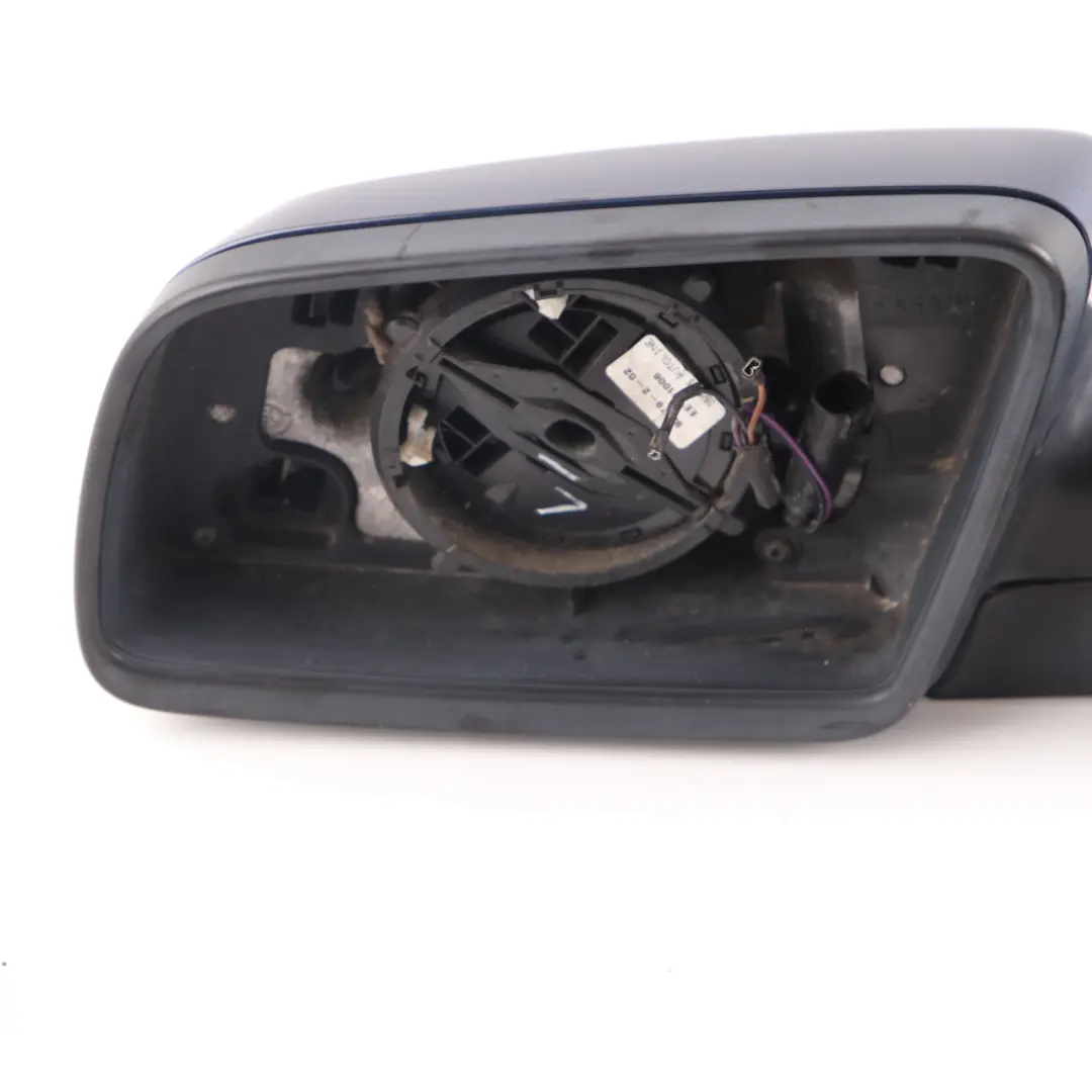  Wing Mirror Door BMW E60 E61 Auto Dip Power Fold Left N/S Mystic Blue A07 - SKU rhd-7189503-MYS - Part number 7189503