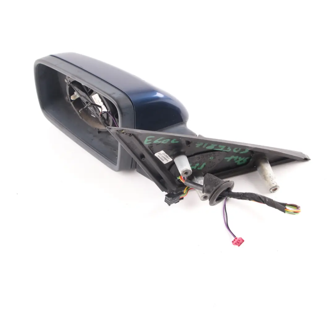 Wing Mirror Door BMW E60 E61 Auto Dip Power Fold Left N/S Mystic Blue A07 to with Part number 7189503 Wing Mirror Door BMW E60 E61 Auto Dip Power Fold Left N/S Mystic Blue A07 - SKU rhd-7189503-MYS - Part number 7189503