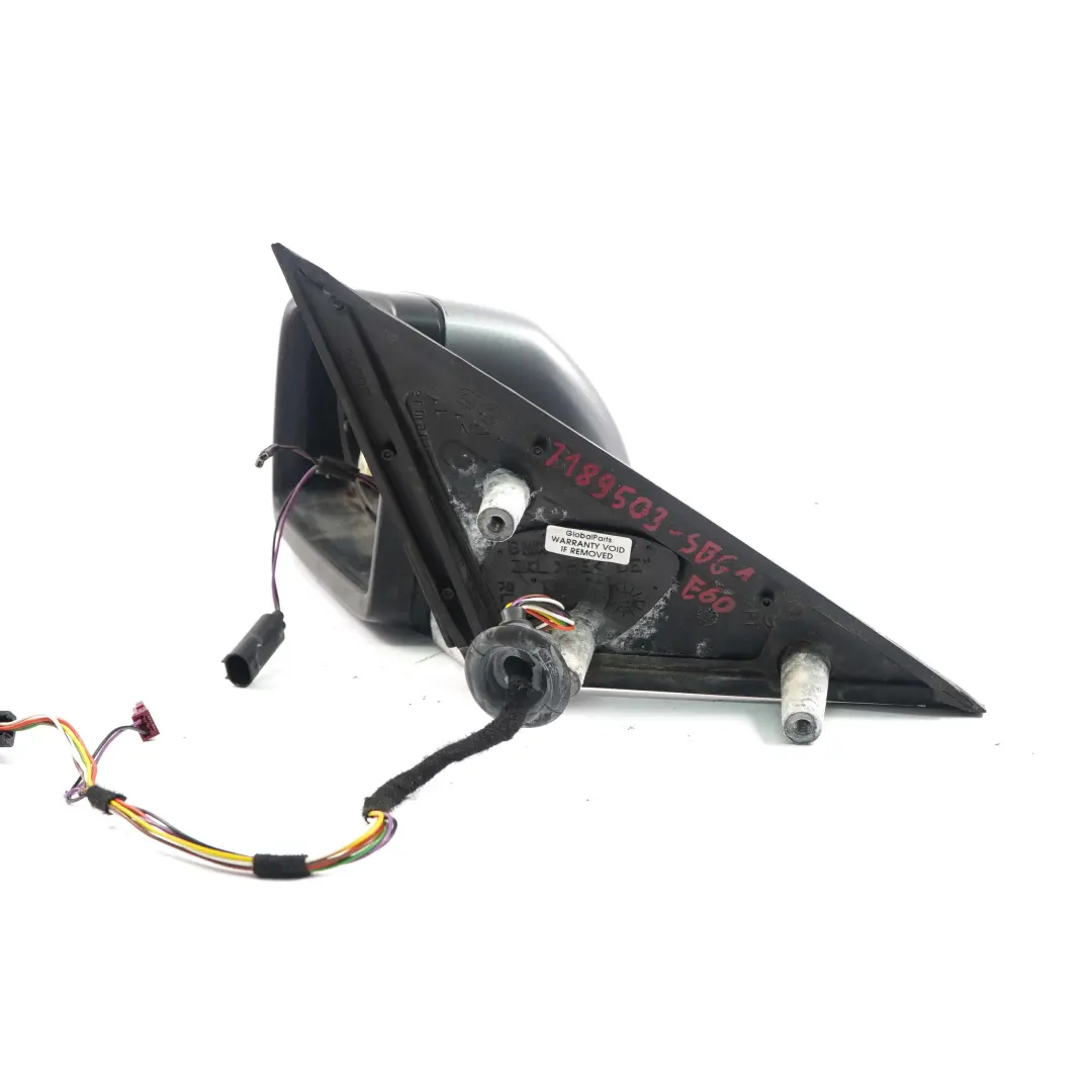 Door Wing Mirror BMW E60 E61 Auto Dip Power Fold Left N/S Silbergrau Silver Grey to with Part number 7189503 Door Wing Mirror BMW E60 E61 Auto Dip Power Fold Left N/S Silbergrau Silver Grey - SKU rhd-7189503-SBG1 - Part number 7189503