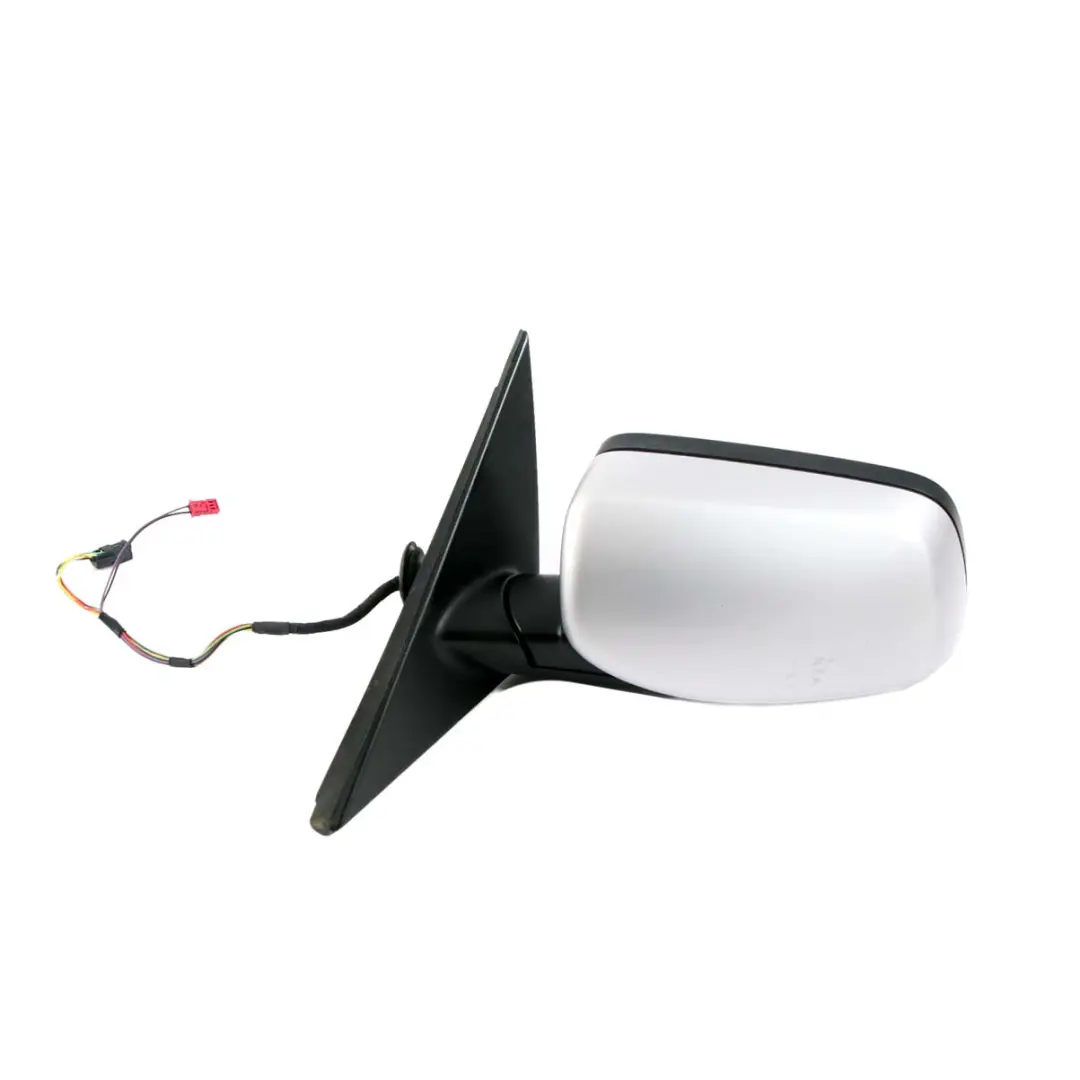  Wing Mirror Door BMW E60 E61 Auto Dip Power Fold Left N/S Titansilber Silver 354 - SKU rhd-7189503-TS - Part number 7189503