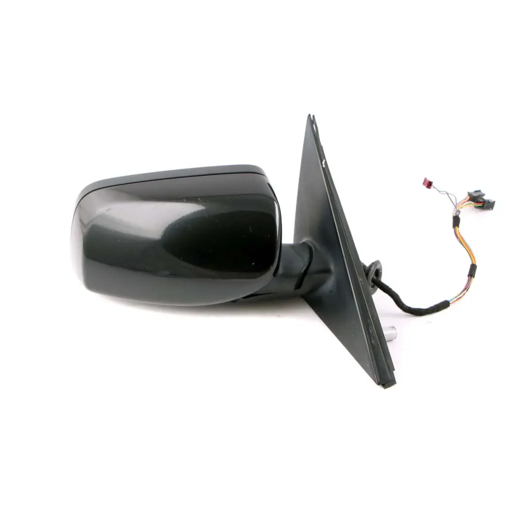 BMW E60 E61 Auto Dip Power Fold Memory Right Wing Mirror O/S Black Sapphire 475 - SKU rhd-7189518-BS - Part number 7189612