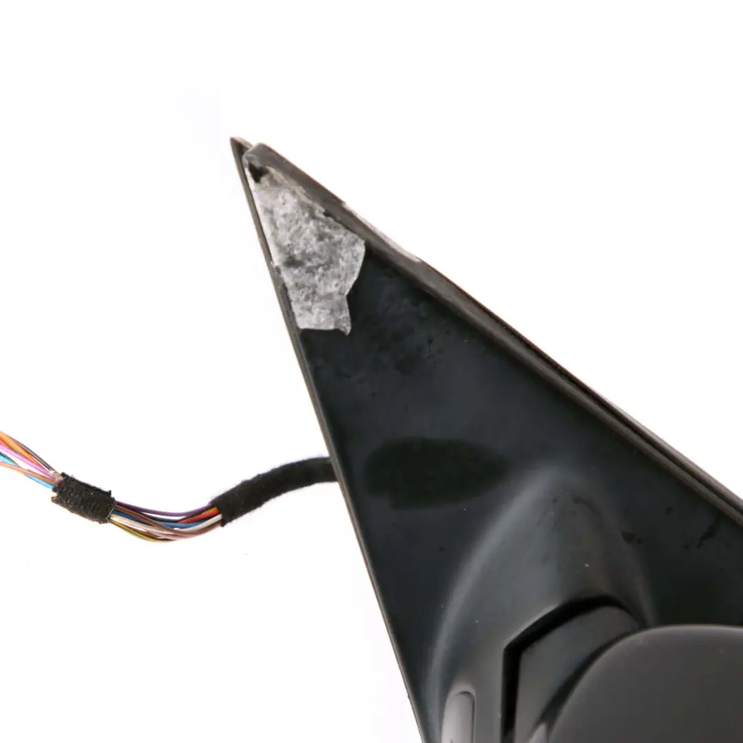 BMW E60 E61 Auto Dip Power Fold Memory Left Wing Mirror N/S Black Sapphire 475 - SKU rhd-7189519-BS - Part number 7189612