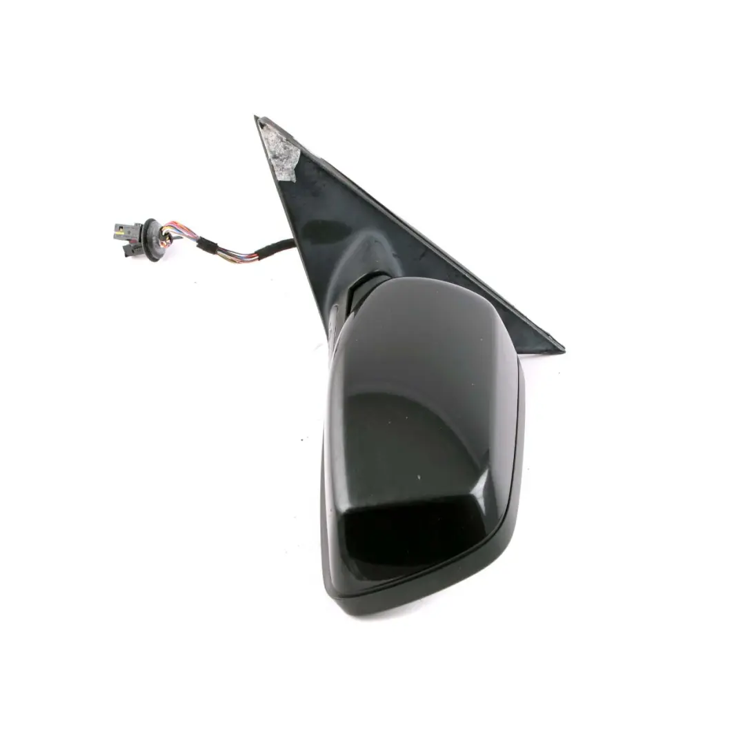 Dip Power Fold Memory Left Wing Mirror N/S Black Sapphire 475 to BMW E60 E61 Auto with Part number 7189612 BMW E60 E61 Auto Dip Power Fold Memory Left Wing Mirror N/S Black Sapphire 475 - SKU rhd-7189519-BS - Part number 7189612