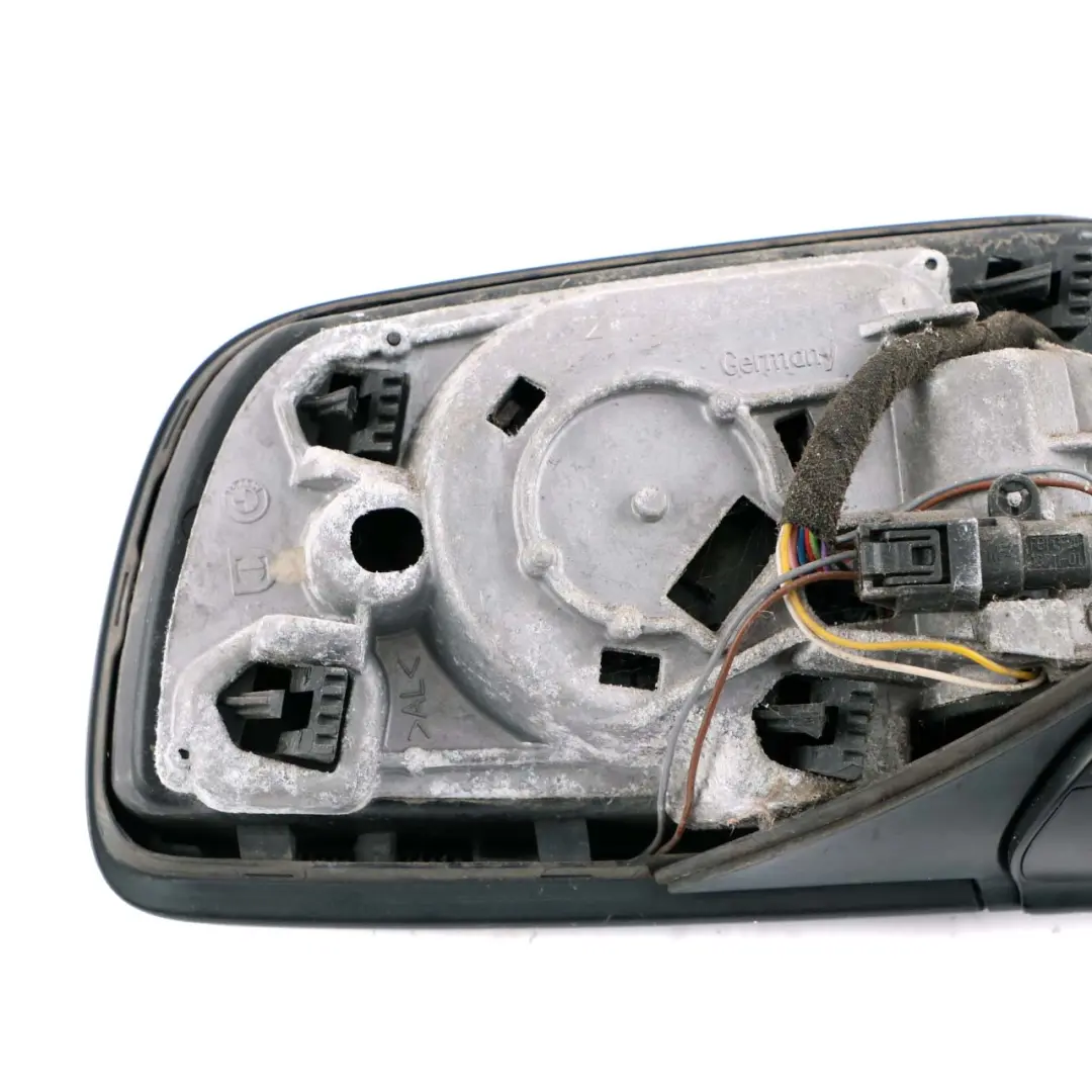 BMW 5 Series E60 E61 Auto Dip Heated Right O/S Wing Mirror Base Black - SKU rhd-7189522-1 - Part number 7189522