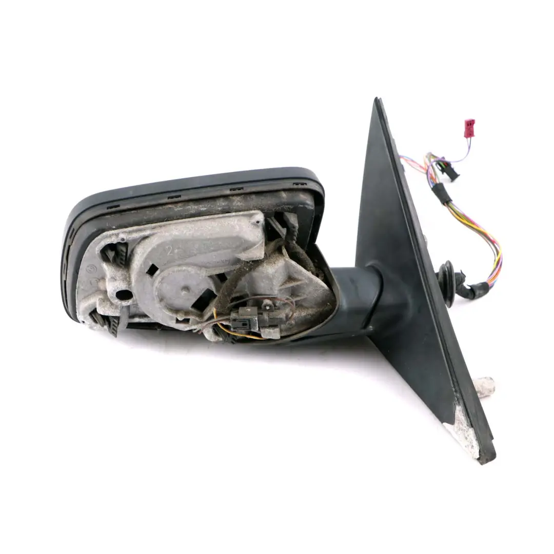 BMW 5 Series E60 E61 Auto Dip Heated Right O/S Wing Mirror Base Black - SKU rhd-7189522-1 - Part number 7189522