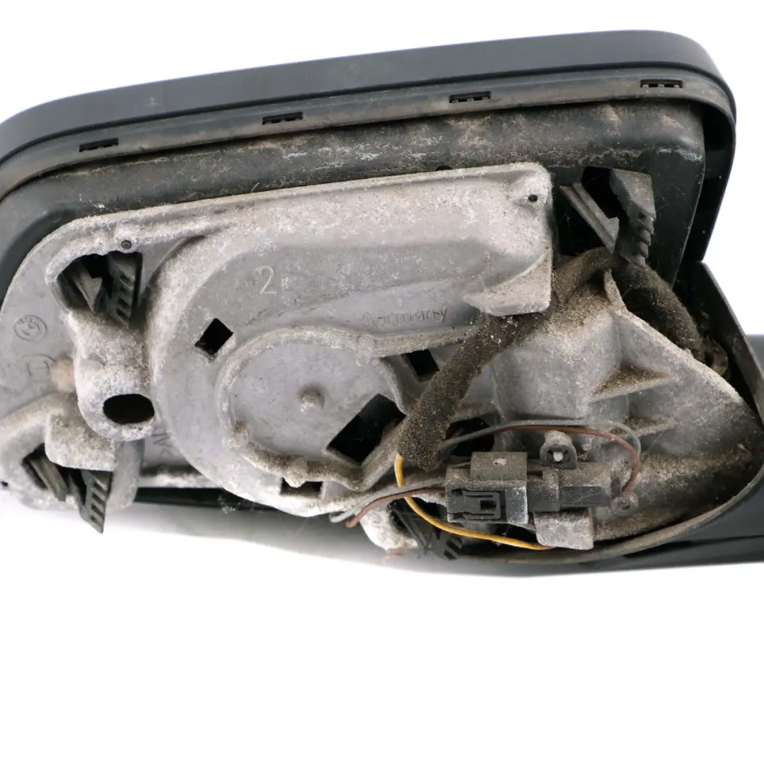 BMW 5 Series E60 E61 Auto Dip Heated Right O/S Wing Mirror Base Black - SKU rhd-7189522-1 - Part number 7189522
