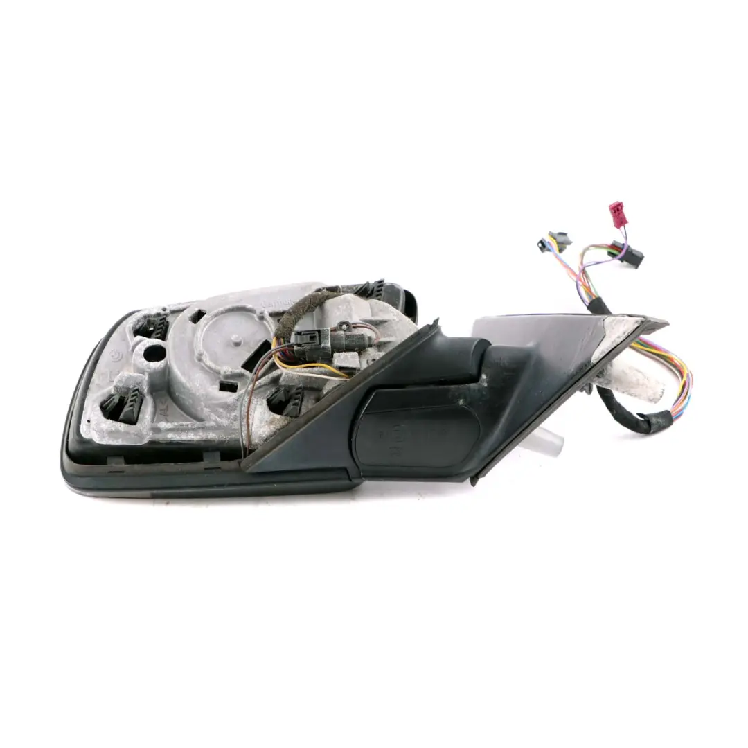BMW 5 Series E60 E61 Auto Dip Heated Right O/S Wing Mirror Base Black - SKU rhd-7189522-1 - Part number 7189522