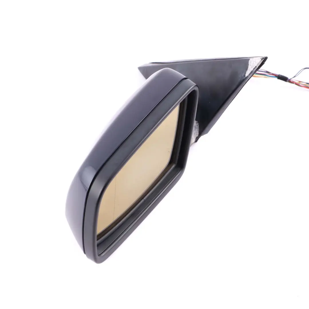 BMW 5 Series E60 E61 Auto Dip Left Wing Mirror N/S Obsidian Black Metallic 197 - SKU rhd-7189523-OB - Part number 7189523