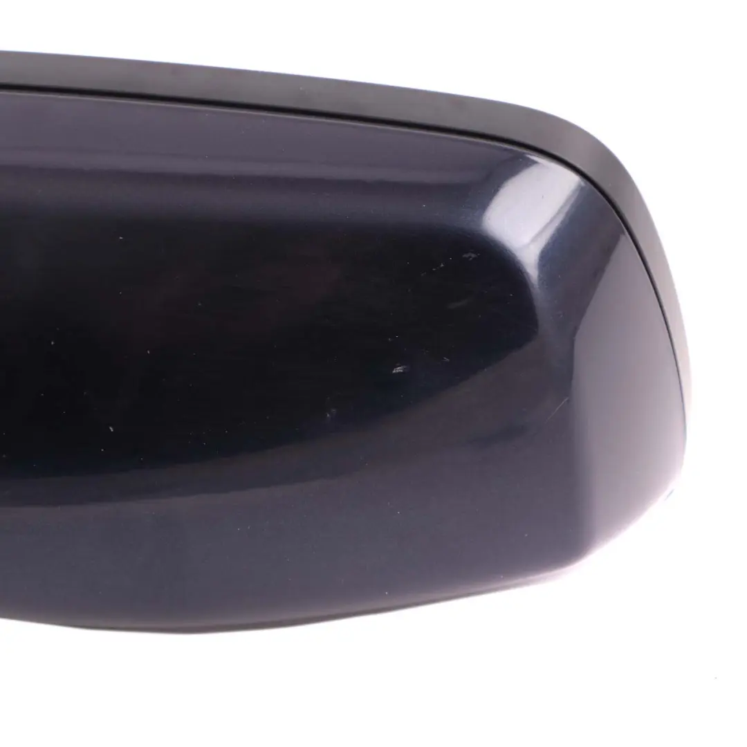 BMW 5 Series E60 E61 Auto Dip Left Wing Mirror N/S Obsidian Black Metallic 197 - SKU rhd-7189523-OB - Part number 7189523