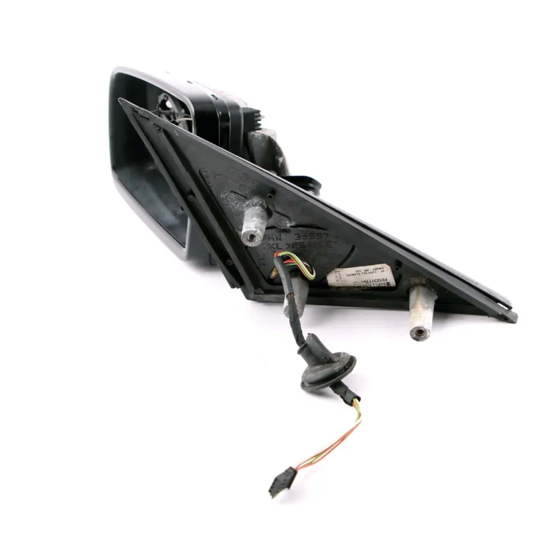 BMW 5 E60 E61 M Sport Heated Left Base Wing Mirror N/S High Gloss Glanzschwarz - SKU rhd-7189527 - Part number 7189527