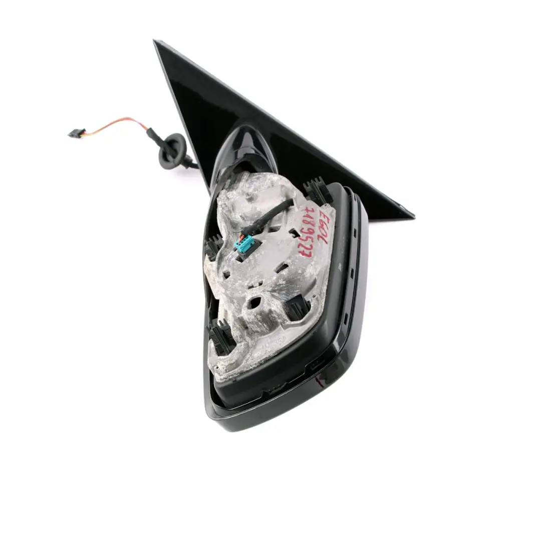 BMW 5 E60 E61 M Sport Heated Left Base Wing Mirror N/S High Gloss Glanzschwarz - SKU rhd-7189527 - Part number 7189527