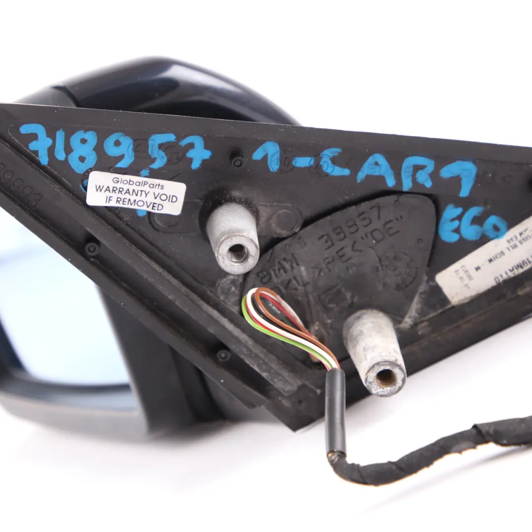 Wing Mirror BMW E60 E61 LCI Heated Left N/S Carbonschwarz Carbon Black to with Part number 7189571 Wing Mirror BMW E60 E61 LCI Heated Left N/S Carbonschwarz Carbon Black - SKU rhd-7189571-CAR1 - Part number 7189571