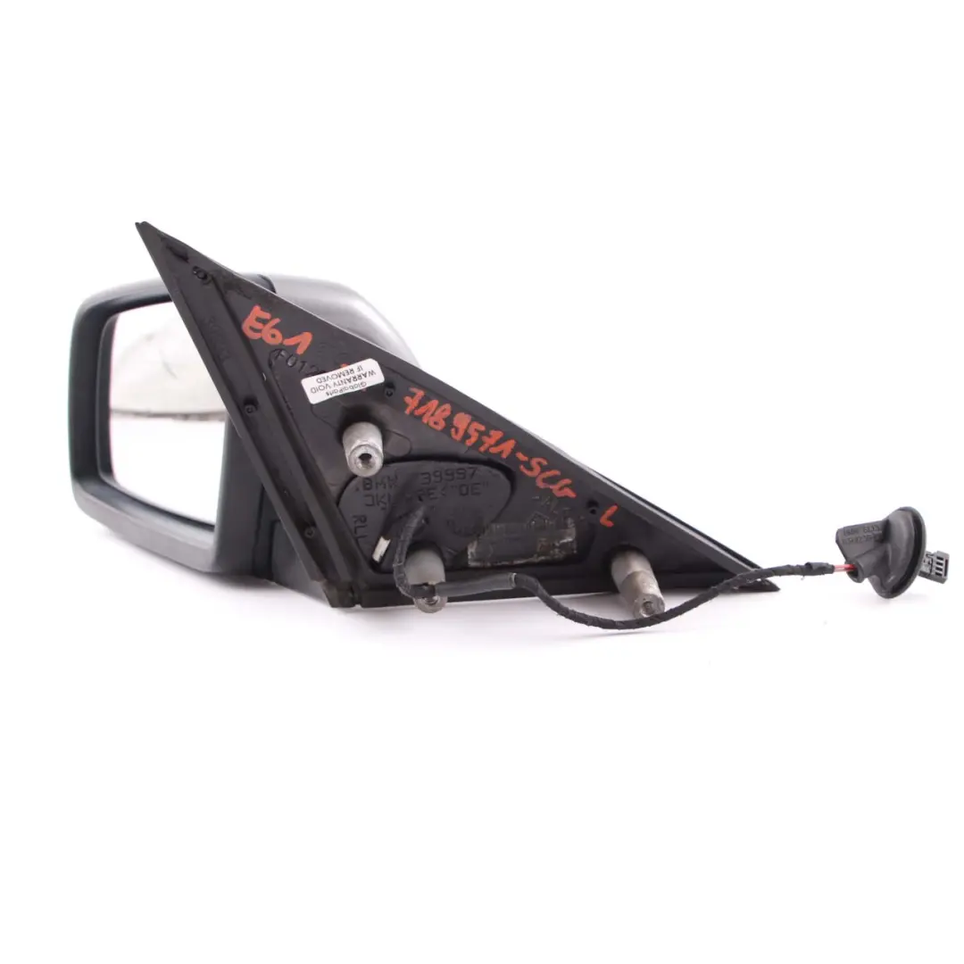 Wing Mirror BMW E60 E61 LCI Heated Left N/S Spacegrau Metallic Space Grey A52 to with Part number 7189571 Wing Mirror BMW E60 E61 LCI Heated Left N/S Spacegrau Metallic Space Grey A52 - SKU rhd-7189571-SCG - Part number 7189571