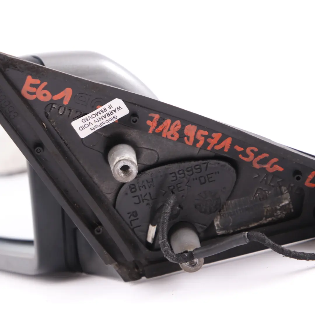 Wing Mirror BMW E60 E61 LCI Heated Left N/S Spacegrau Metallic Space Grey A52 to with Part number 7189571 Wing Mirror BMW E60 E61 LCI Heated Left N/S Spacegrau Metallic Space Grey A52 - SKU rhd-7189571-SCG - Part number 7189571