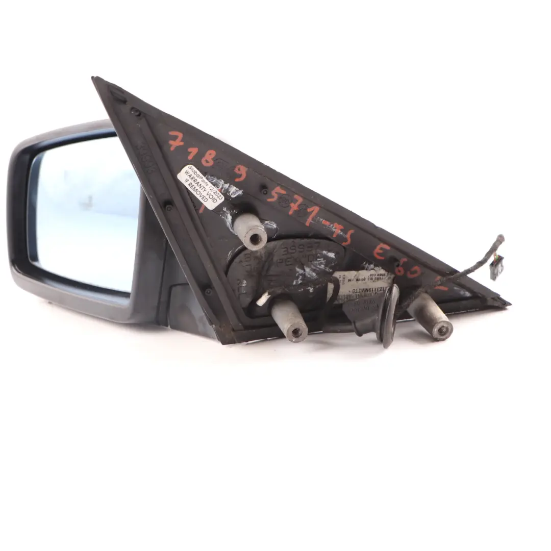 Wing Mirror BMW E60 E61 LCI Heated Left N/S Titansilber Titanium Silver 354 to with Part number 7189571 Wing Mirror BMW E60 E61 LCI Heated Left N/S Titansilber Titanium Silver 354 - SKU rhd-7189571-TS - Part number 7189571