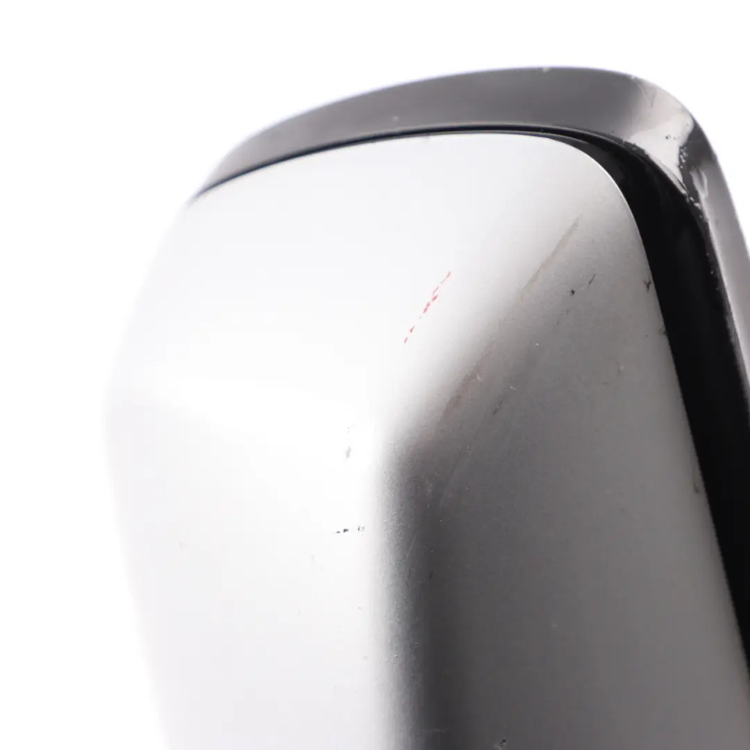  Wing Mirror BMW E60 E61 LCI Heated Left N/S Titansilber Titanium Silver 354 - SKU rhd-7189571-TS - Part number 7189571