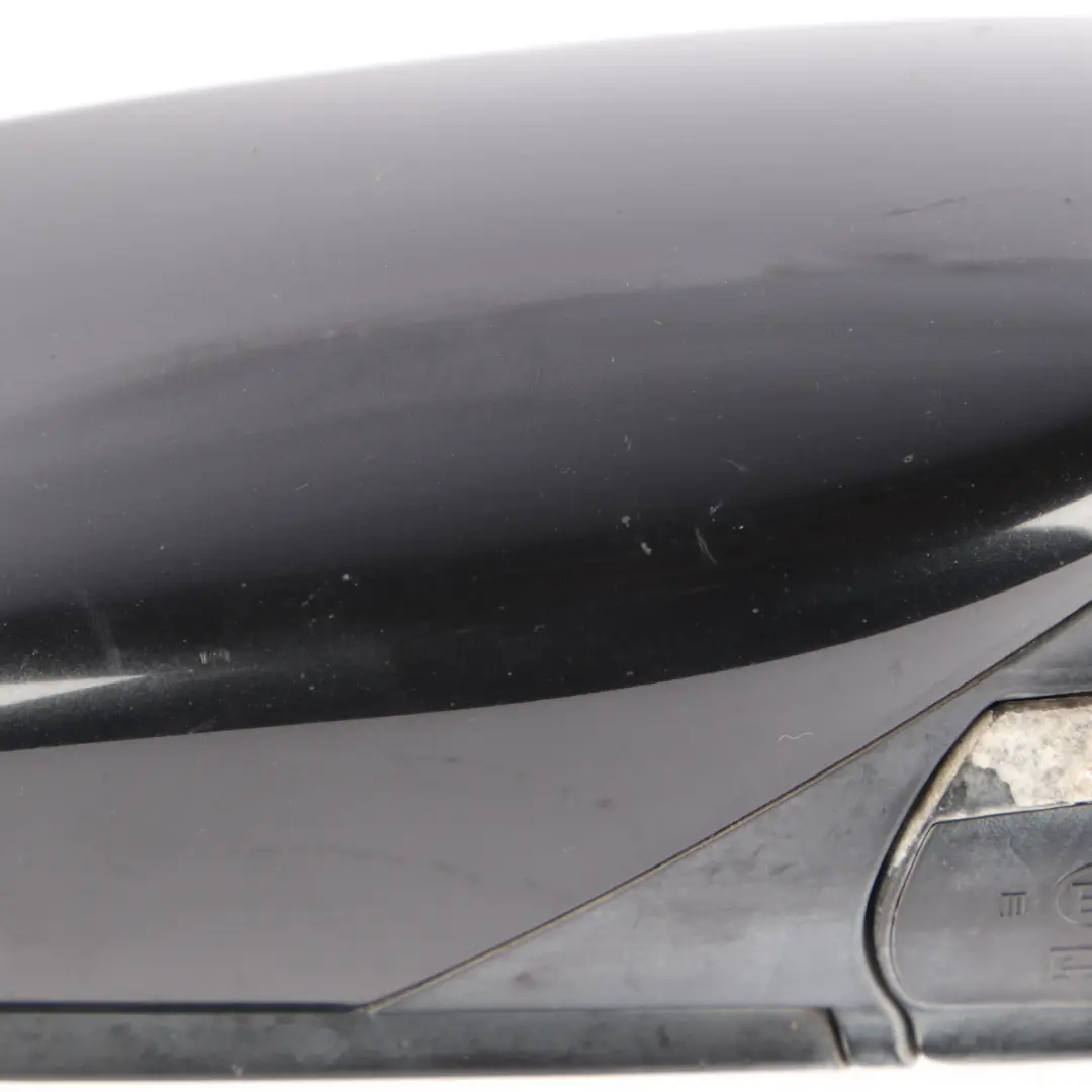  Wing Mirror BMW E60 E61 LCI Heated Right Door O/S Black Sapphire Metallic 475 - SKU rhd-7189572-BS1 - Part number 7189572