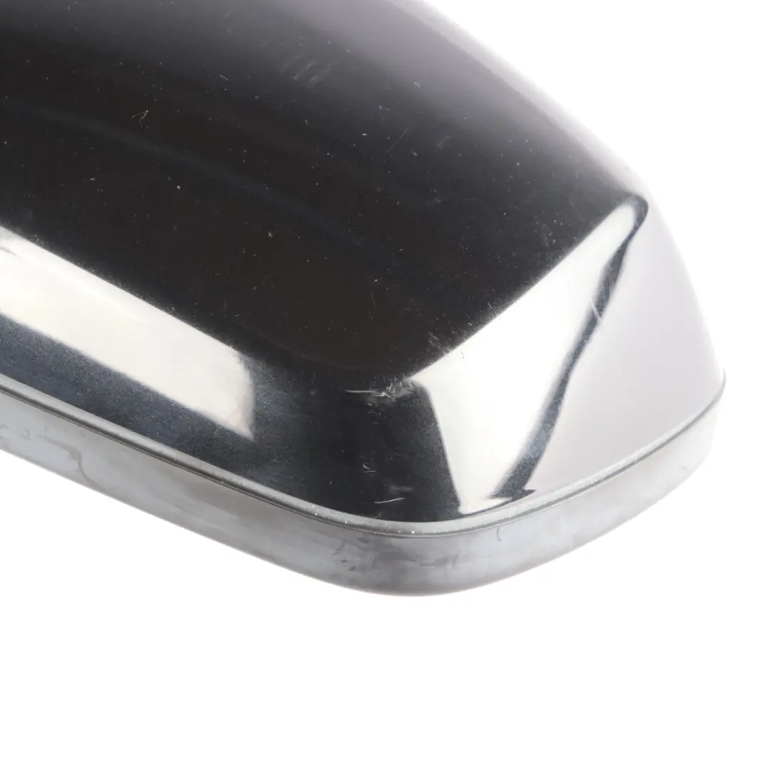  Wing Mirror BMW E60 E61 LCI Heated Right Door O/S Black Sapphire Metallic 475 - SKU rhd-7189572-BS1 - Part number 7189572
