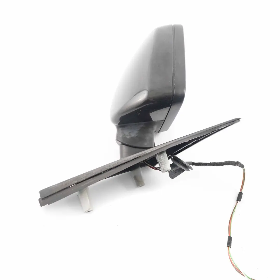  Wing Mirror BMW E60 E61 LCI 2 Heated Right Door O/S Black Sapphire Metallic 475 - SKU rhd-7189572-BS2 - Part number 7189572
