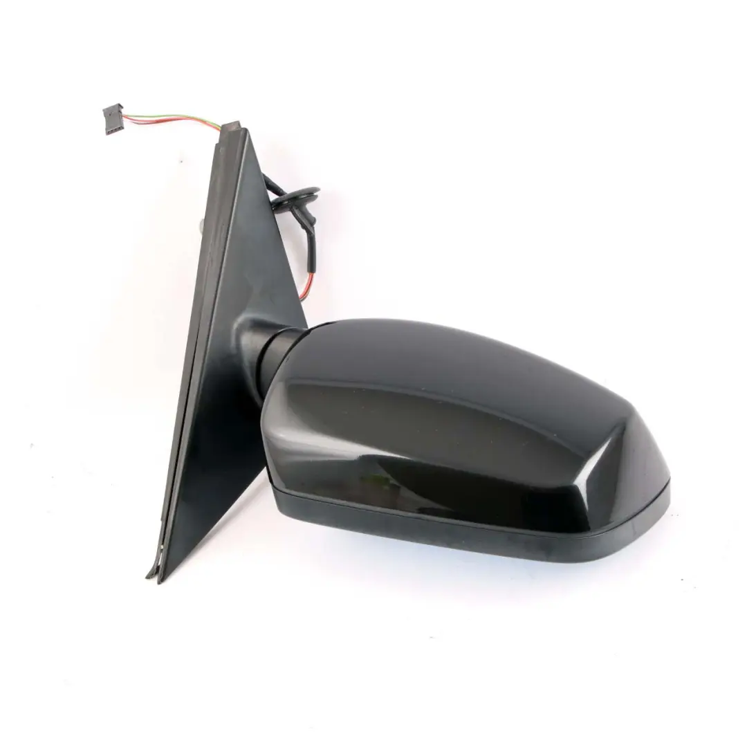 BMW 5 Series E60 E61 LCI Heated Right Wing Mirror O/S Black Sapphire Metallic - SKU rhd-7189572-BS - Part number 7189572