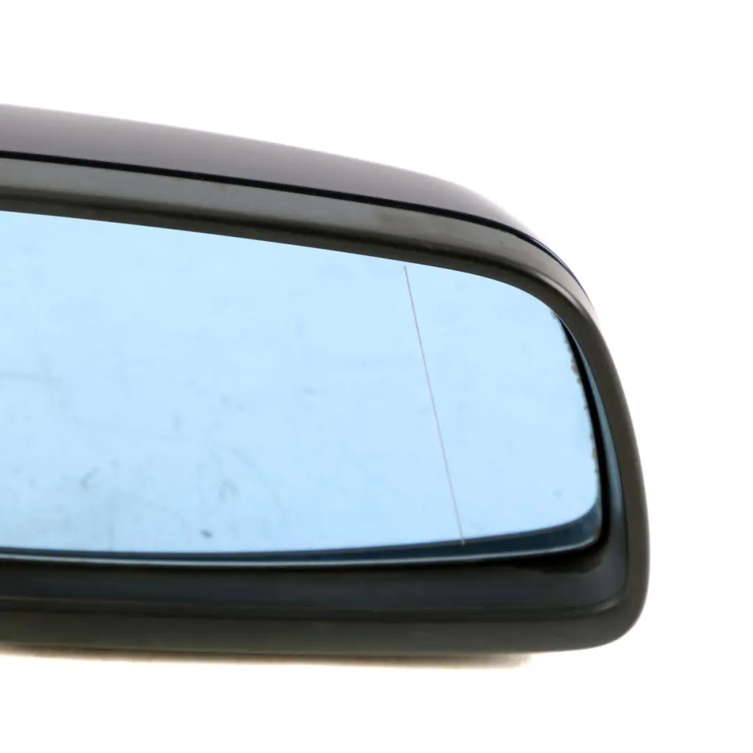 Heated Right Wing Mirror O/S Tiefseeblau Blue A76 to BMW 5 Series 1 E60 E61 LCI with Part number 7189572 BMW 5 Series 1 E60 E61 LCI Heated Right Wing Mirror O/S Tiefseeblau Blue A76 - SKU rhd-7189572-DSB1 - Part number 7189572