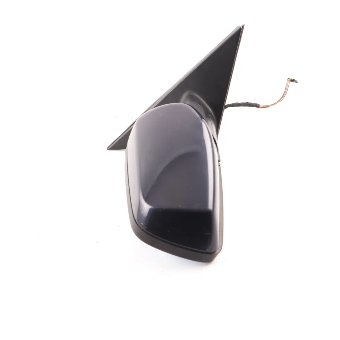  Wing Mirror BMW E60 E61 LCI Heated Right O/S Outside Monaco Blue Metallic - A35 - SKU rhd-7189572-MB - Part number 7189572