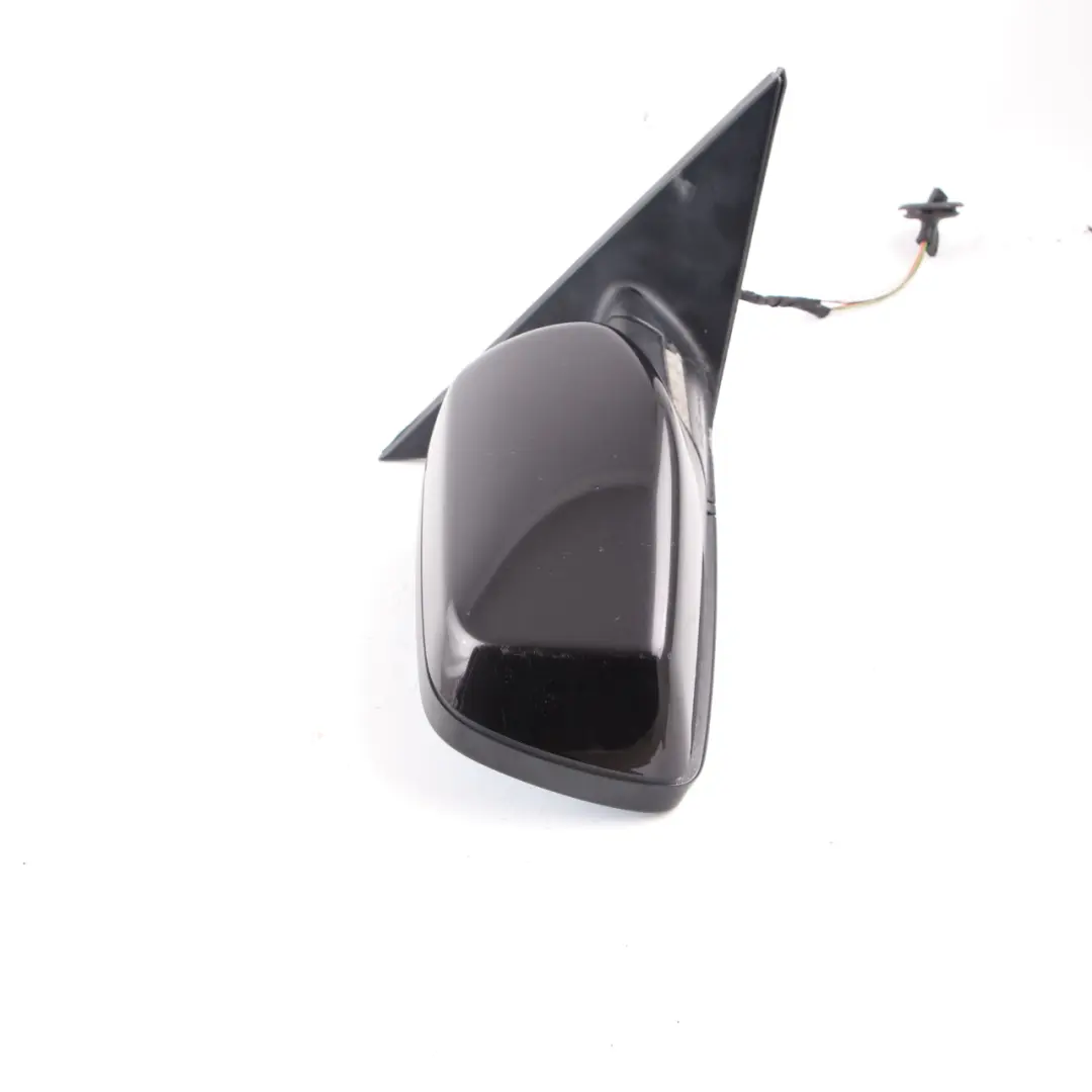  Wing Mirror BMW E60 E61 LCI Heated Right Door O/S Ruby Black Metallic S23 / X03 - SKU rhd-7189572-RUB - Part number 7189572