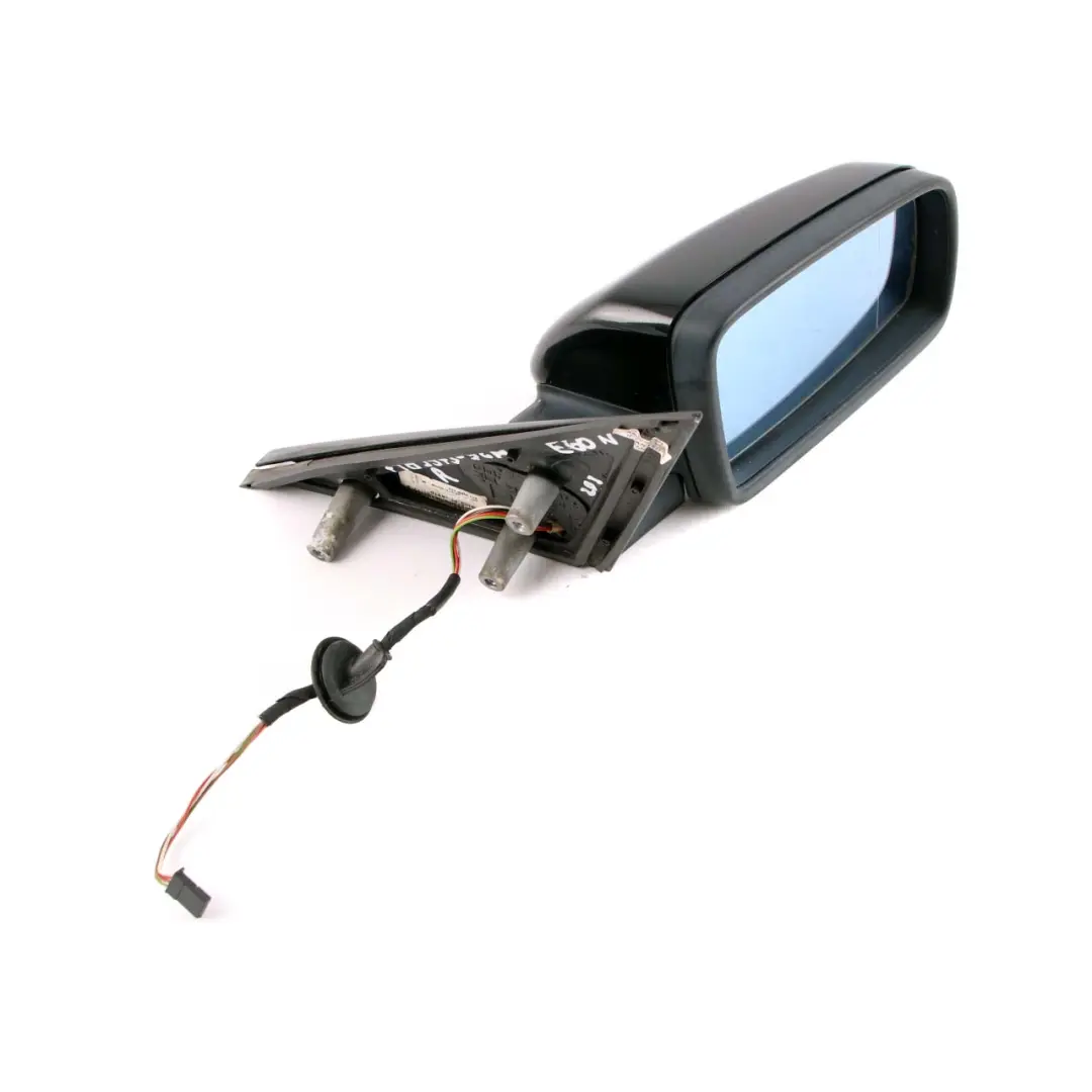 BMW 5 Series E60 E61 LCI Heated Right Wing Mirror O/S Schwarz 2 Black 668 - SKU rhd-7189572-SCH - Part number 7189572