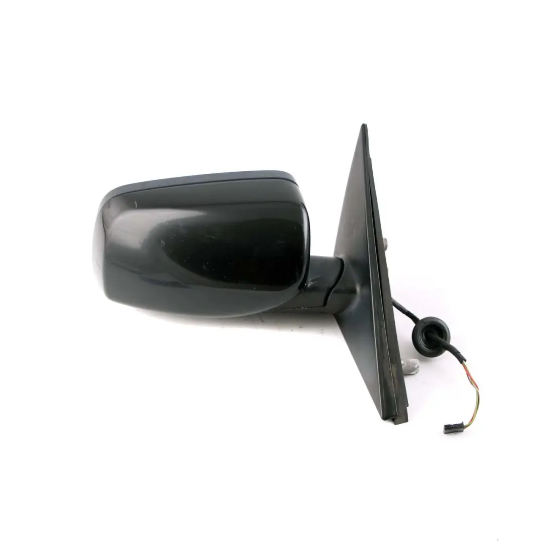 BMW 5 Series E60 E61 LCI Heated Right Wing Mirror O/S Schwarz 2 Black 668 - SKU rhd-7189572-SCH - Part number 7189572