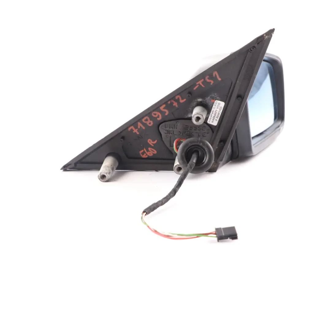 Wing Mirror BMW E60 E61 LCI Heated Right O/S Titansilber Titan Silver 354 to with Part number 7189572 Wing Mirror BMW E60 E61 LCI Heated Right O/S Titansilber Titan Silver 354 - SKU rhd-7189572-TS1 - Part number 7189572