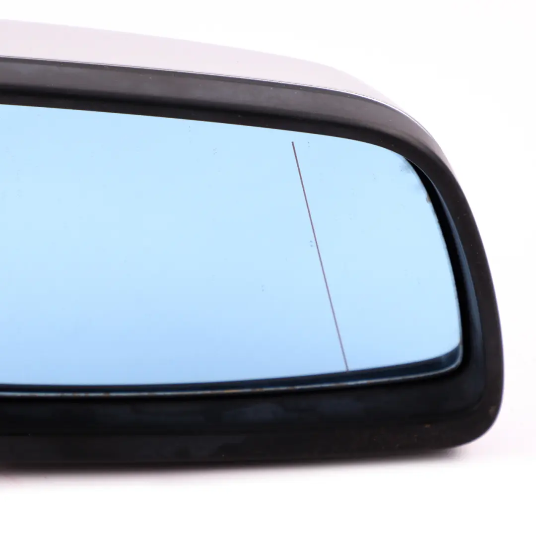 BMW 5 E60 E61 LCI 2 Heated Right Wing Mirror O/S Titansilber Titan Silver 354 - SKU rhd-7189572-TS2 - Part number 7189572