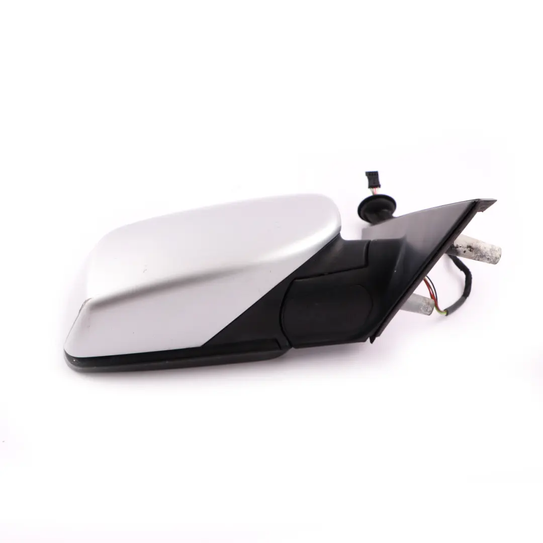 BMW 5 E60 E61 LCI 2 Heated Right Wing Mirror O/S Titansilber Titan Silver 354 - SKU rhd-7189572-TS2 - Part number 7189572