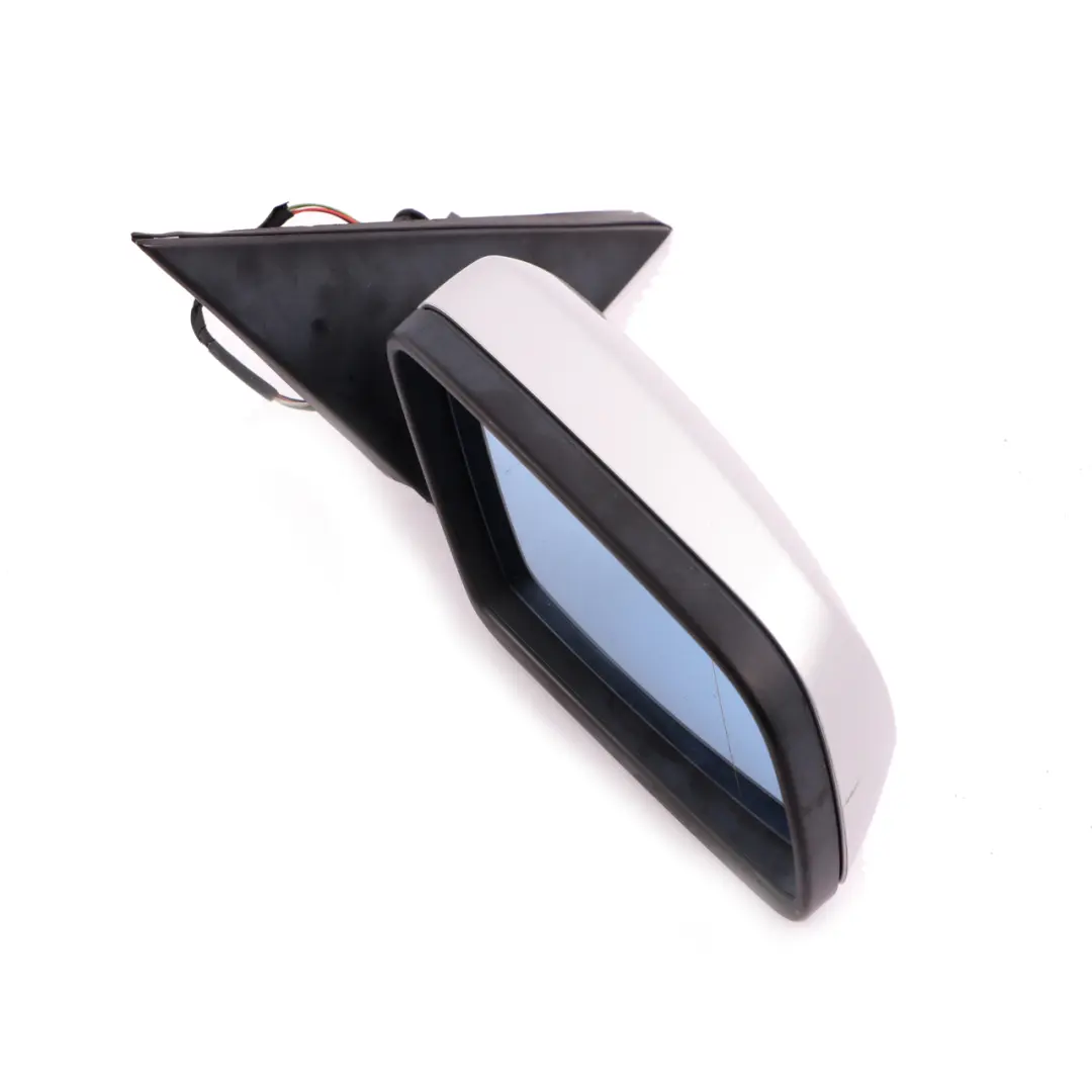 BMW 5 E60 E61 LCI 2 Heated Right Wing Mirror O/S Titansilber Titan Silver 354 - SKU rhd-7189572-TS2 - Part number 7189572