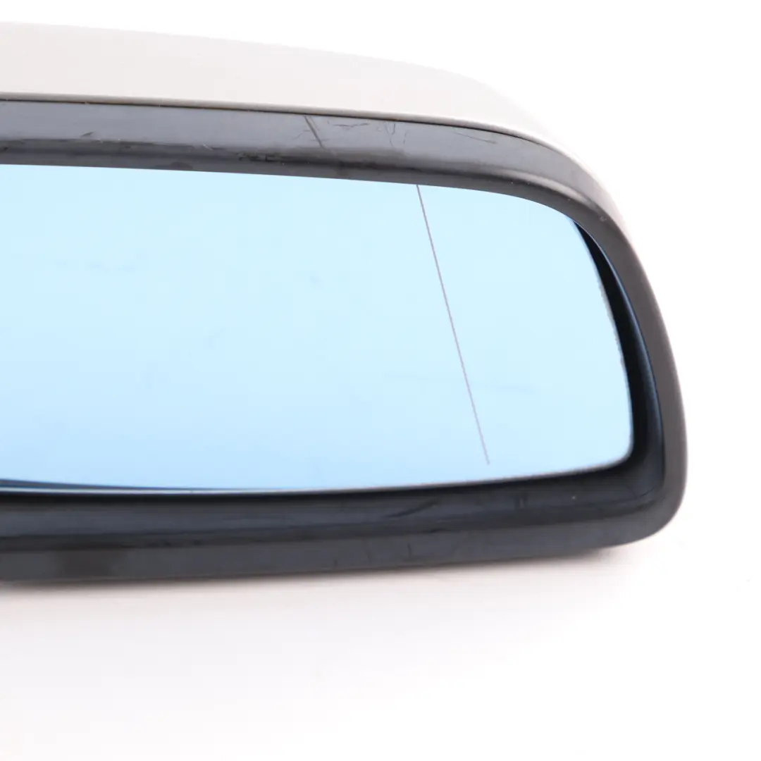 BMW 5 Series E60 E61 LCI Heated Right Wing Mirror O/S Titansilber Silver 354 - SKU rhd-7189572-TS - Part number 7189572