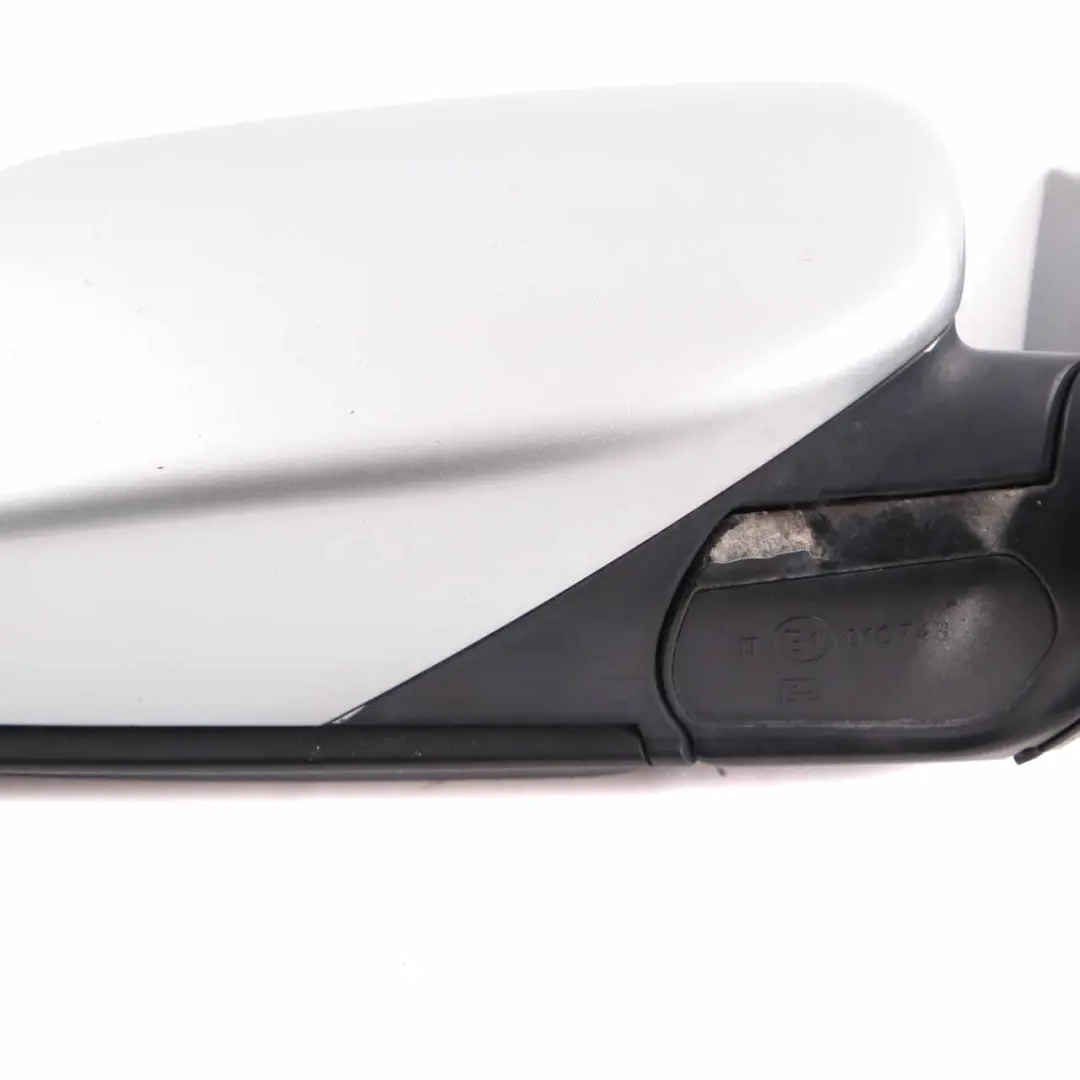BMW 5 Series E60 E61 LCI Heated Right Wing Mirror O/S Titansilber Silver 354 - SKU rhd-7189572-TS - Part number 7189572