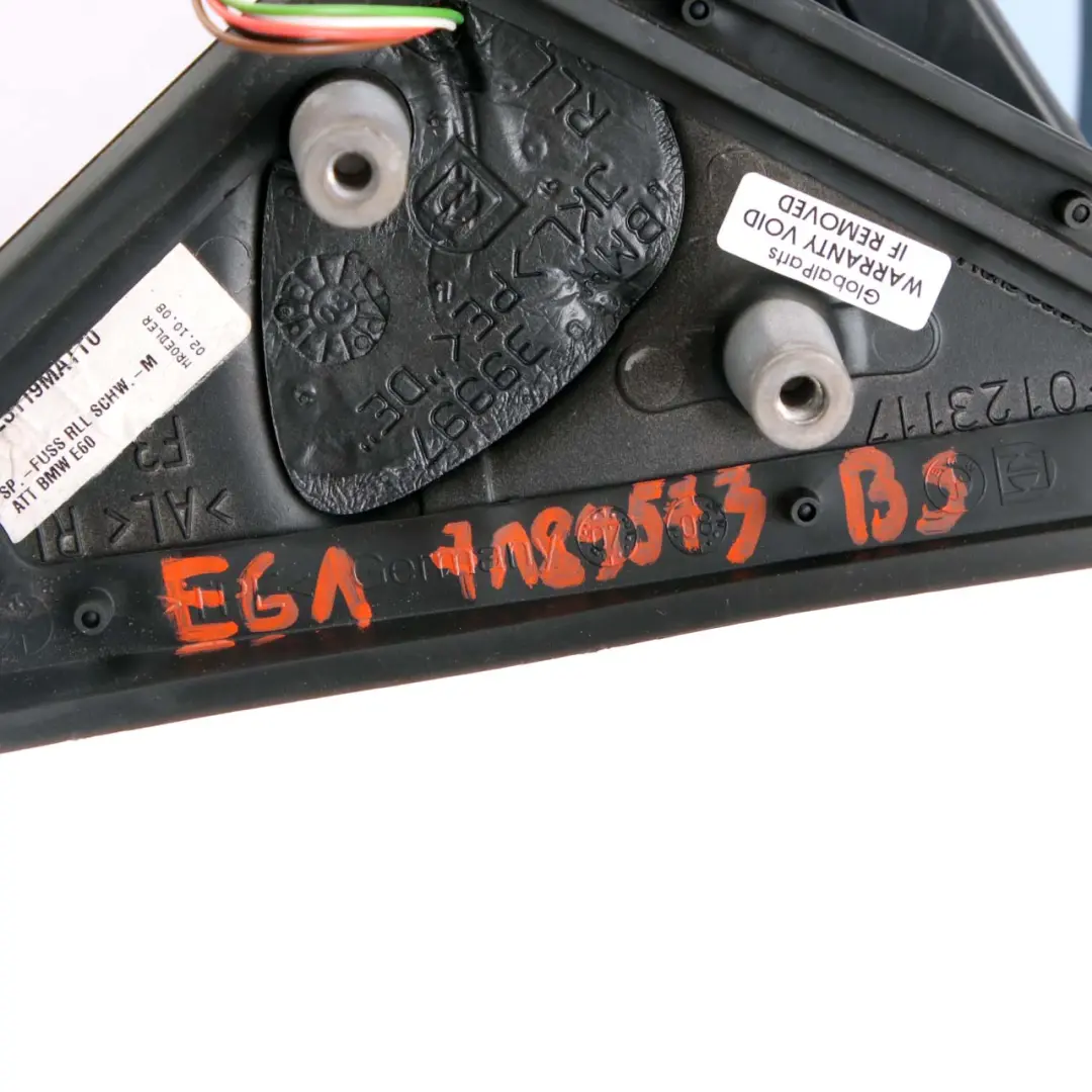 Wing Mirror BMW E60 E61 LCI Heated Left N/S Black Sapphire Metallic 475 to with Part number 7189573 Wing Mirror BMW E60 E61 LCI Heated Left N/S Black Sapphire Metallic 475 - SKU rhd-7189573-BS - Part number 7189573