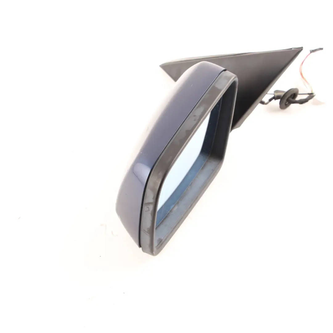 BMW E60 E61 LCI Heated Left Wing Mirror N/S Tiefseeblau Blue A76 - SKU rhd-7189573-DSB1 - Part number 7189573