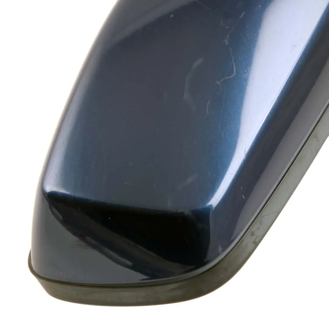 Heated Left Wing Mirror N/S Tiefseeblau Deep Sea Blue to BMW 5 Series E60 E61 LCI with Part number 7189573 BMW 5 Series E60 E61 LCI Heated Left Wing Mirror N/S Tiefseeblau Deep Sea Blue - SKU rhd-7189573-DSB - Part number 7189573