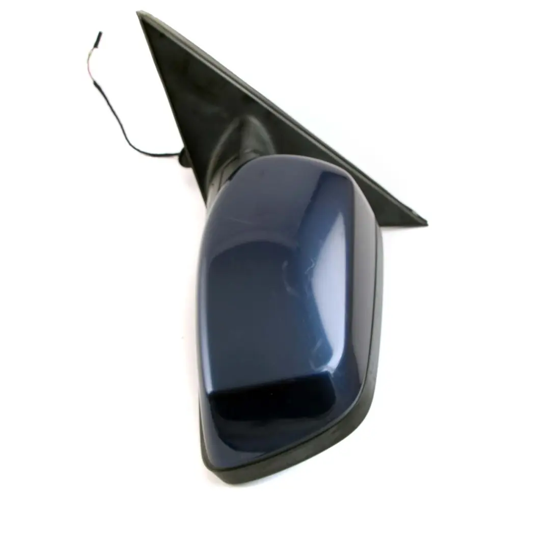 Heated Left Wing Mirror N/S Tiefseeblau Deep Sea Blue to BMW 5 Series E60 E61 LCI with Part number 7189573 BMW 5 Series E60 E61 LCI Heated Left Wing Mirror N/S Tiefseeblau Deep Sea Blue - SKU rhd-7189573-DSB - Part number 7189573
