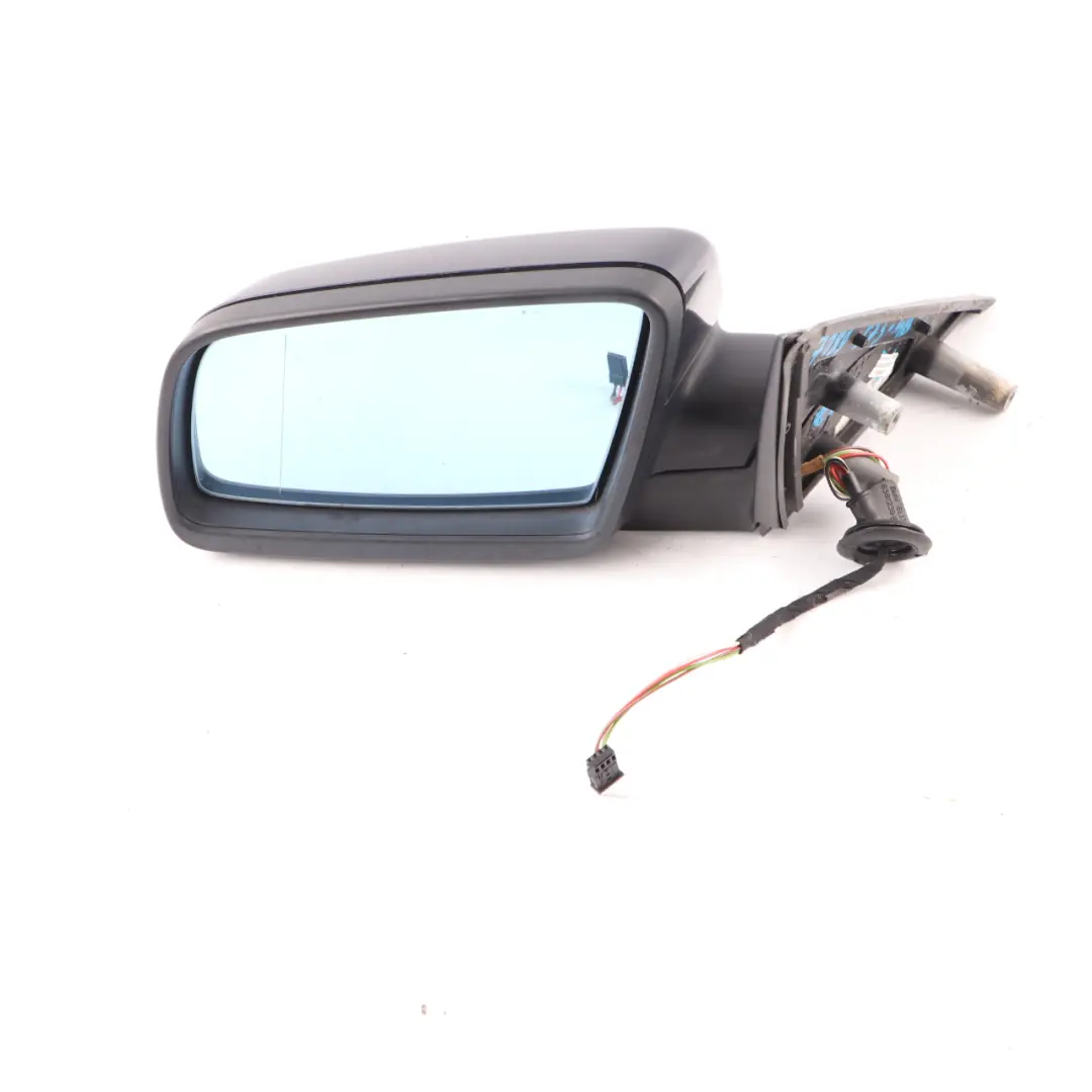 Wing Mirror BMW E60 E61 LCI Heated Left N/S Monacoblau Monaco Blue A35 to with Part number 7189573 Wing Mirror BMW E60 E61 LCI Heated Left N/S Monacoblau Monaco Blue A35 - SKU rhd-7189573-MB - Part number 7189573