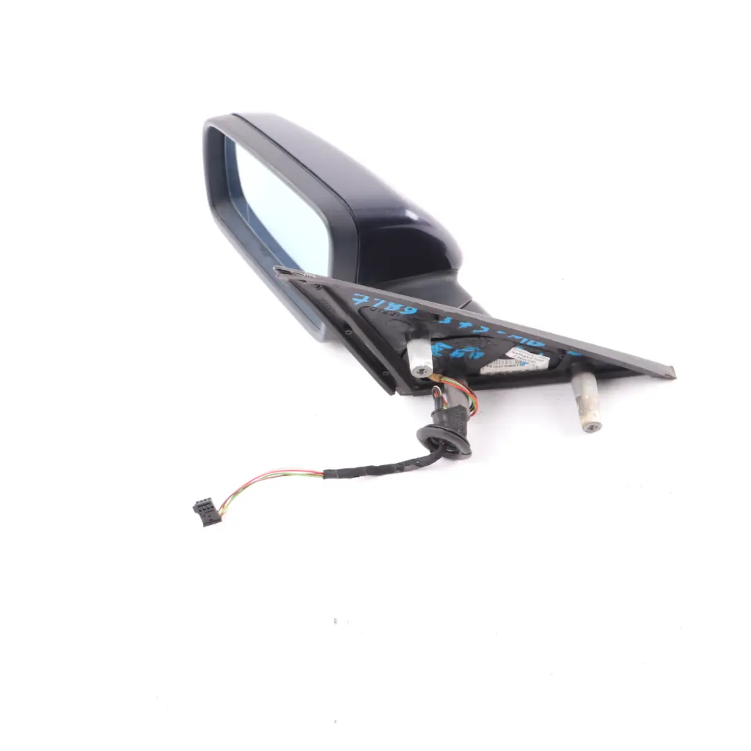 Wing Mirror BMW E60 E61 LCI Heated Left N/S Monacoblau Monaco Blue A35 to with Part number 7189573 Wing Mirror BMW E60 E61 LCI Heated Left N/S Monacoblau Monaco Blue A35 - SKU rhd-7189573-MB - Part number 7189573