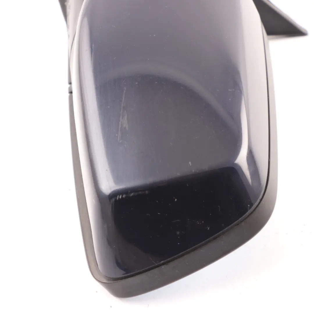  Wing Mirror BMW E60 E61 LCI Heated Left N/S Monacoblau Monaco Blue A35 - SKU rhd-7189573-MB - Part number 7189573