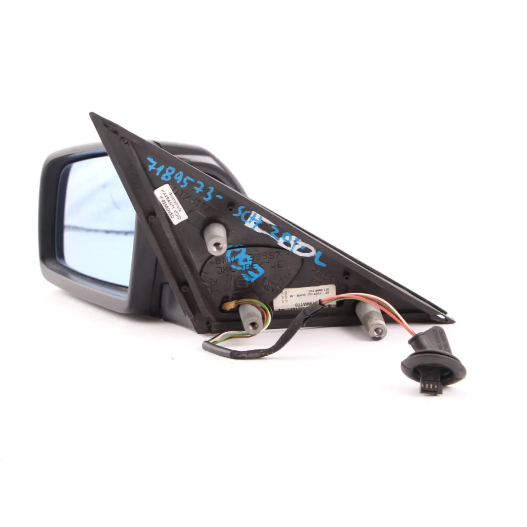 Wing Mirror BMW E60 E61 LCI Heated Left Door Passenger N/S Schwarz 2 Black to with Part number 7189573 Wing Mirror BMW E60 E61 LCI Heated Left Door Passenger N/S Schwarz 2 Black - SKU rhd-7189573-SCH - Part number 7189573