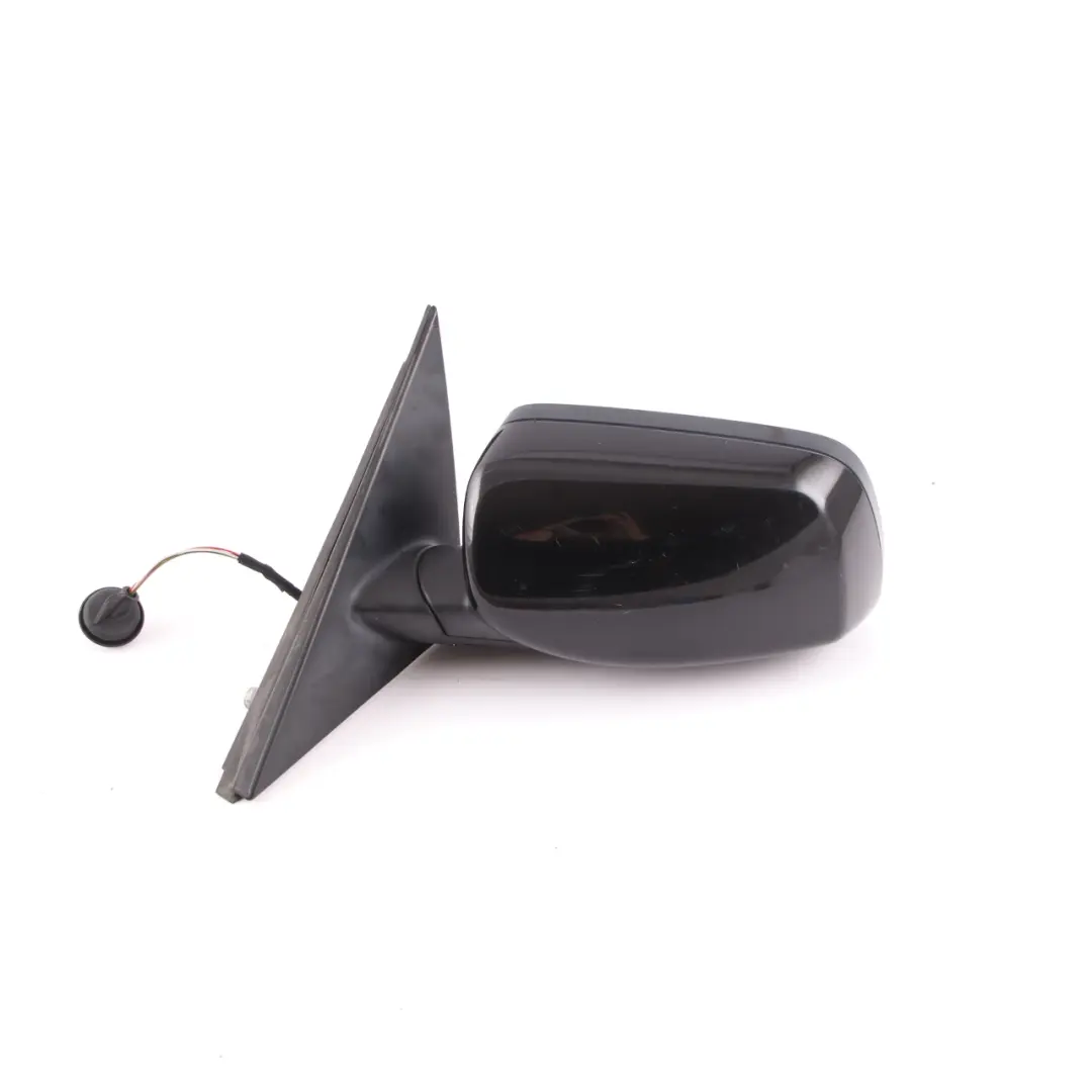  Wing Mirror BMW E60 E61 LCI Heated Left Door Passenger N/S Schwarz 2 Black - SKU rhd-7189573-SCH - Part number 7189573